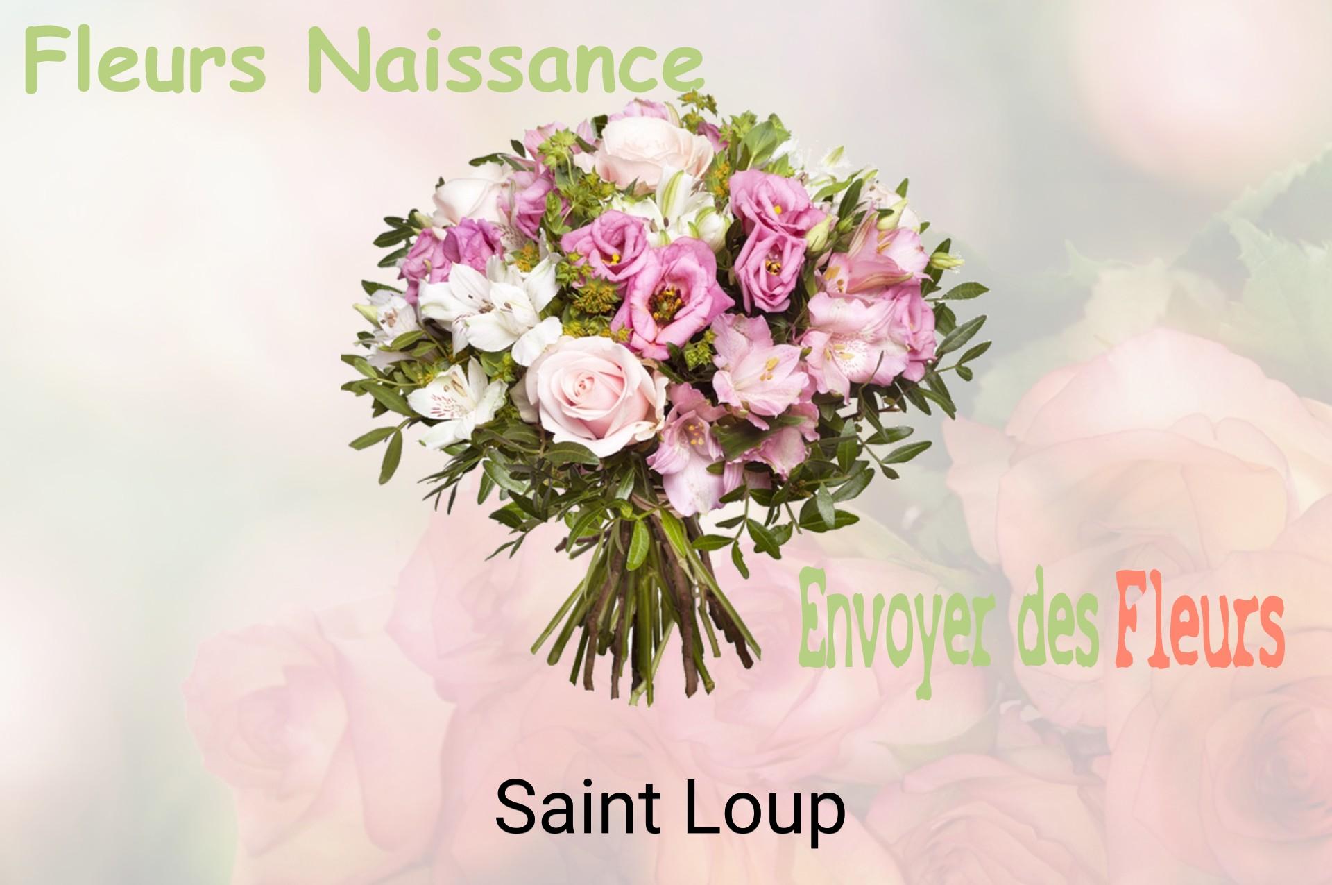 Bouquet de fleurs de naissance livré à Saint-Loup